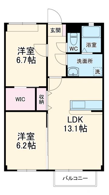 【Ｐｒｅｃｉａｕｓ　Ｏｎｅ参番館の間取り】