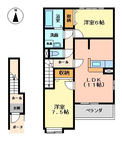 アンプティシャンの間取り