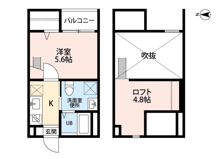 名古屋市西区万代町のアパートの間取り