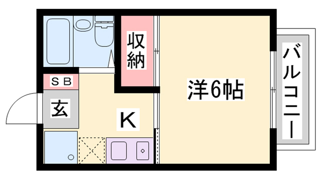 レッセ・フェール新在家の間取り