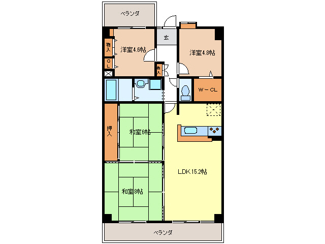 マンション光洋東丸之内の間取り