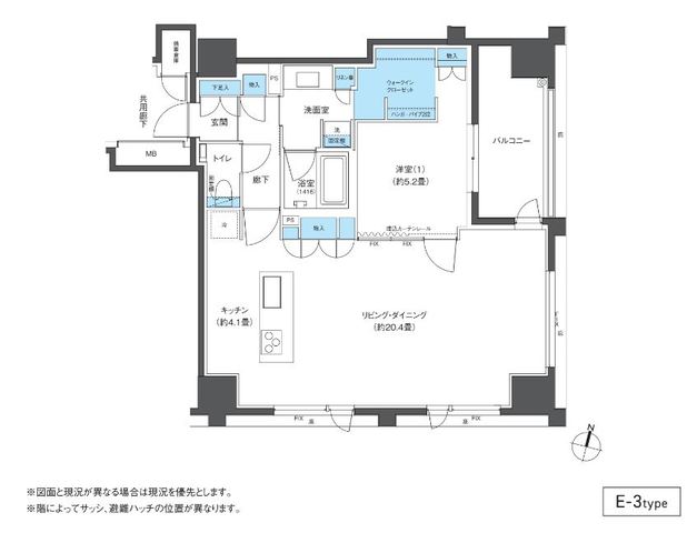 ＣＬＵＢ　ＮＥＸＵＳ　大濠西の間取り