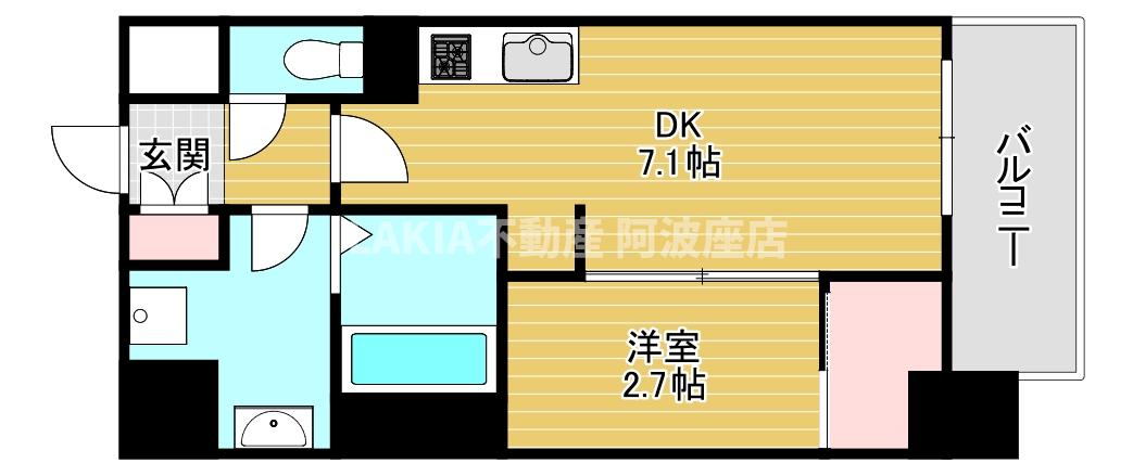 【アーバネックス新町IIの間取り】