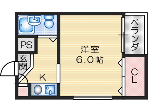 北園マンションの間取り