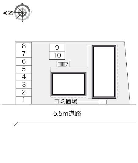 【立川市柏町のアパートのその他共有部分】