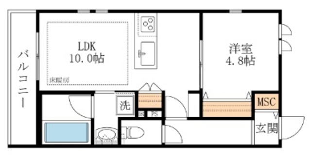 Maison Septem（メゾンセプテム）の間取り