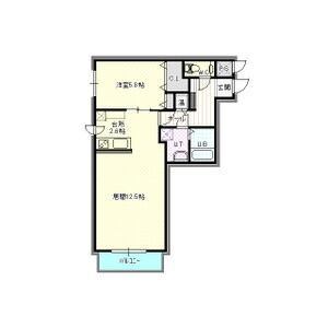 札幌市豊平区平岸三条のマンションの間取り