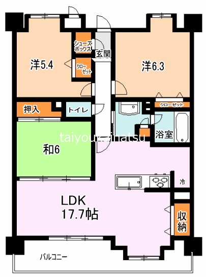 ロフティ郡元駅前の間取り