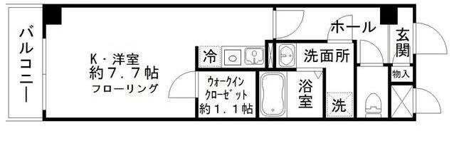 台東区今戸のマンションの間取り