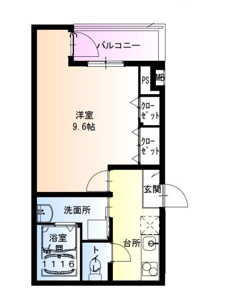 フジパレス助松町２番館の間取り