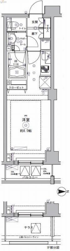 クリオ平和島の間取り