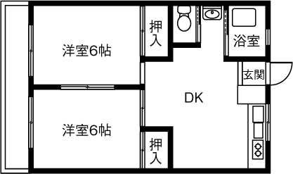 かりゆしハイツの間取り