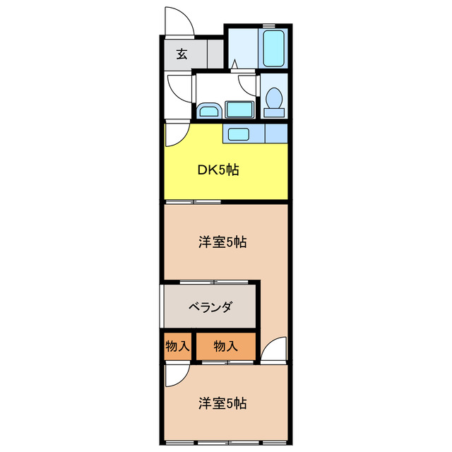 ラ・ヴィータIの間取り