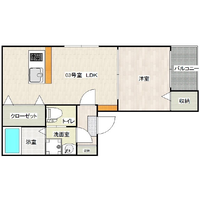 ａｌｃａｓａ竹ノ塚の間取り