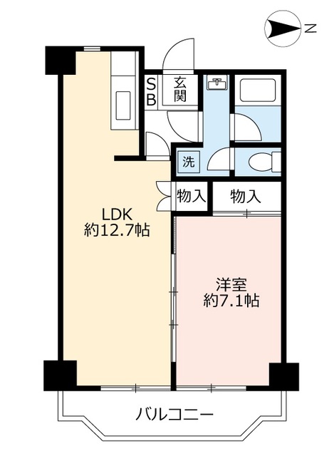 ＵＲ豊成の間取り