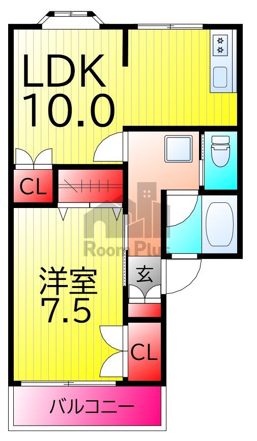 サンハイツ小菅の間取り