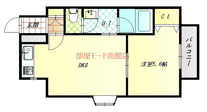 アルム桔梗の間取り