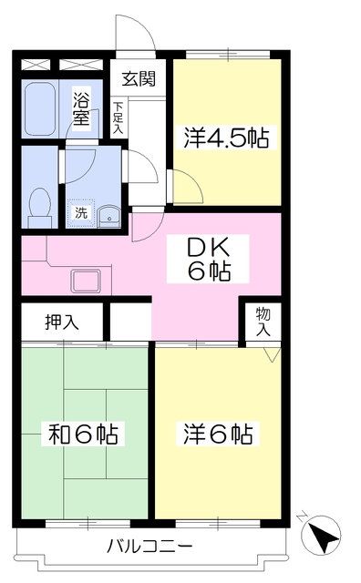 エミネンスＫＯＩＺＵＭＩの間取り