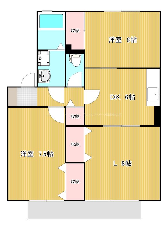 パークタウン新和Ｂの間取り