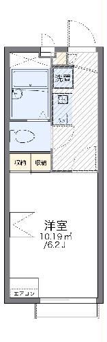 レオパレスステュディオ箕面Iの間取り