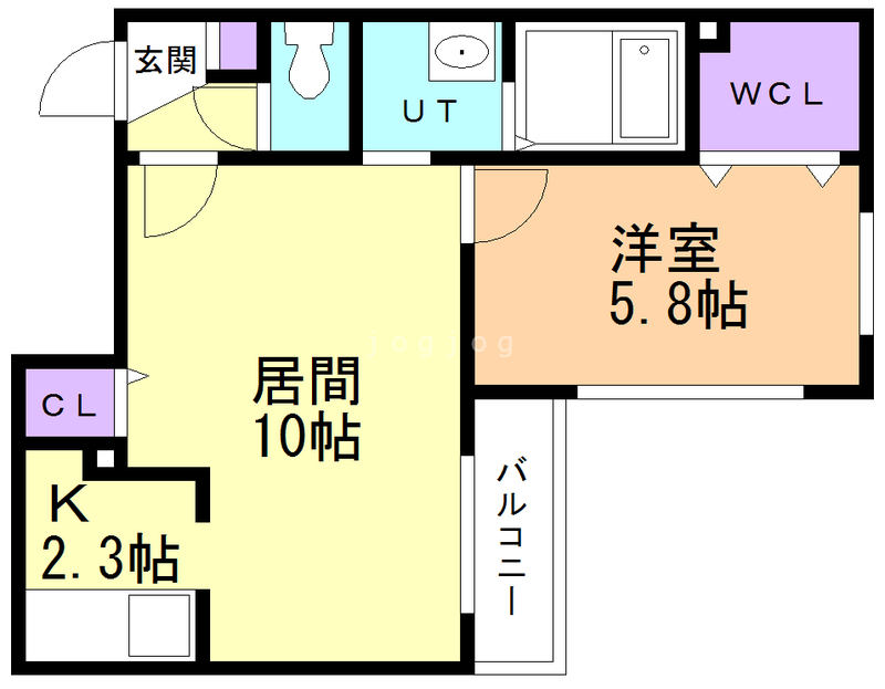 神宮前パークフォレストの間取り