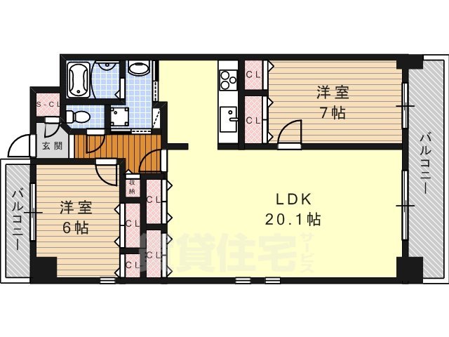 ティンガーラ石川橋の間取り