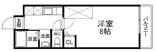 アークリード太秦の間取り