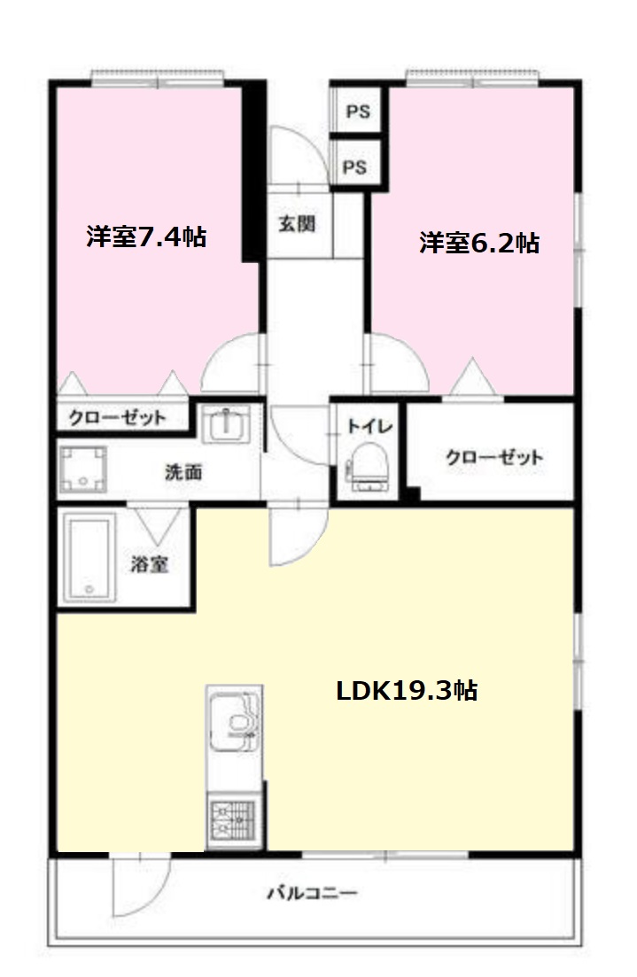 プレステージナインの間取り