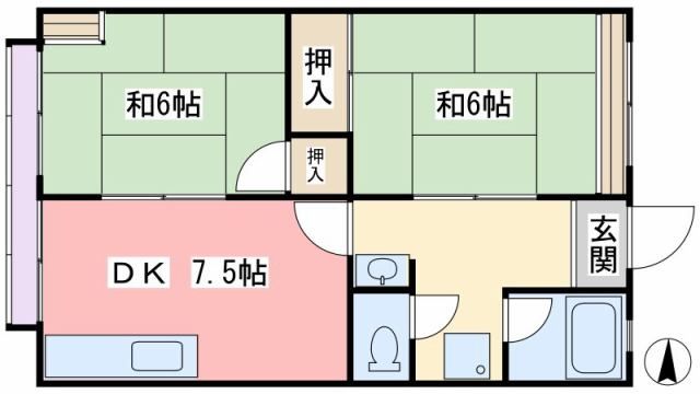 コーポ澤田の間取り