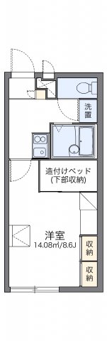 レオパレス大町の間取り