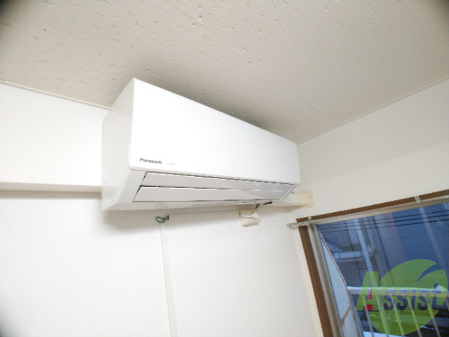 その他設備　エアコンが設置してありますので、寒暖対策もばっちり。