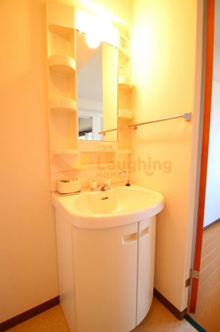 洗面設備　広い洗面スペース