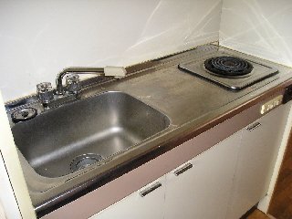 キッチン　電気コンロ