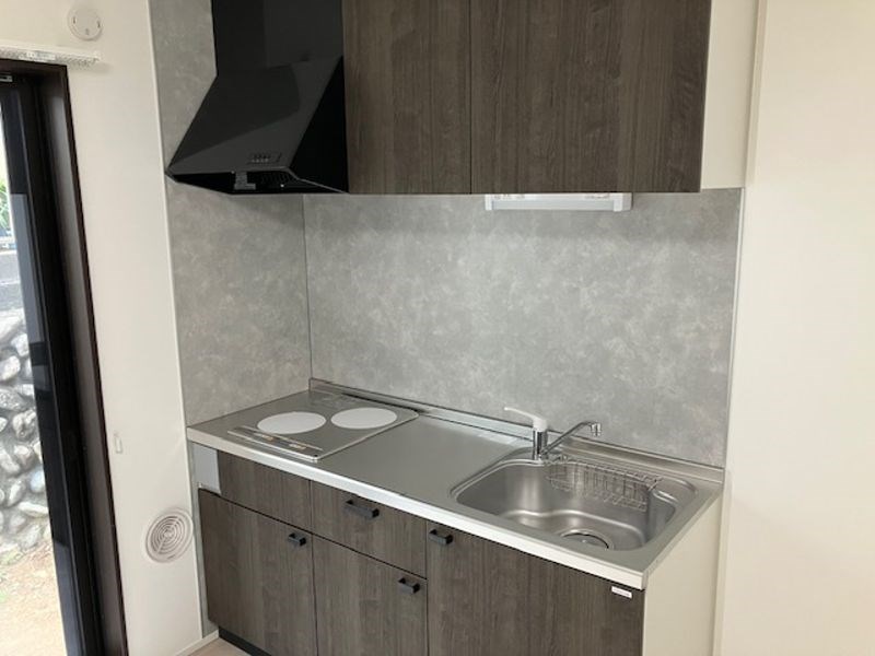 キッチン　調理動線を考慮したシステムキッチン