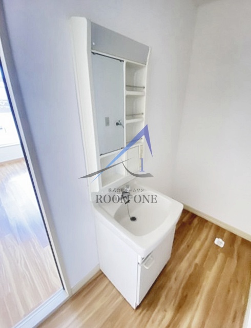 洗面設備　洗面台です。