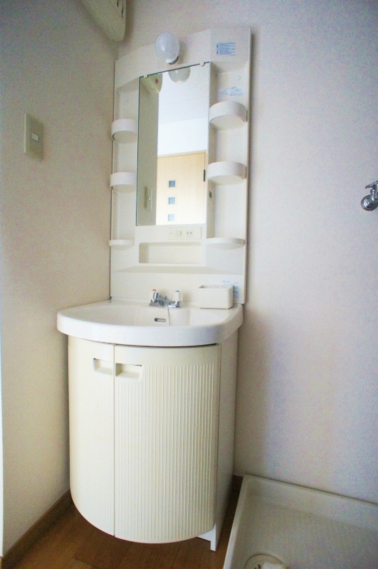 洗面設備　同タイプ　別号室参考写真です。