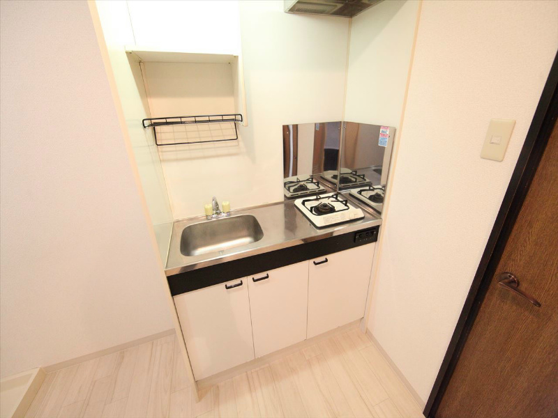 キッチン　キッチン（ガス1口コンロ付）冷蔵庫・レンジご用意できます