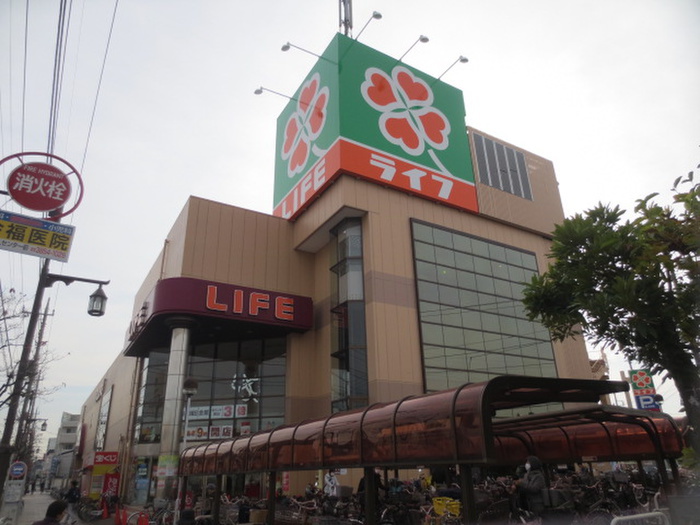 スーパー　ライフ竹の塚店（スーパー）まで600m