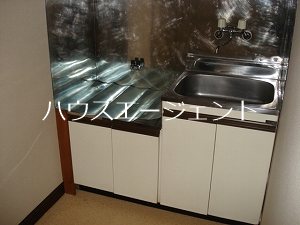 キッチン　ガスコンロ設置可能です。