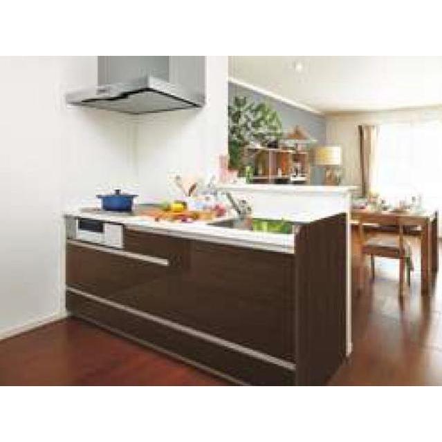 キッチン　建築中　イメージです