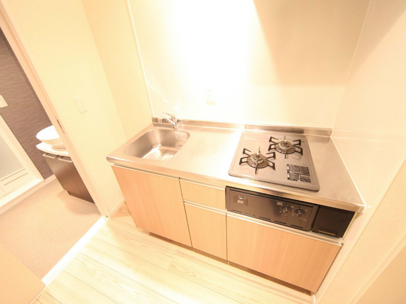キッチン　システムキッチン（ガス2口コンロ付）