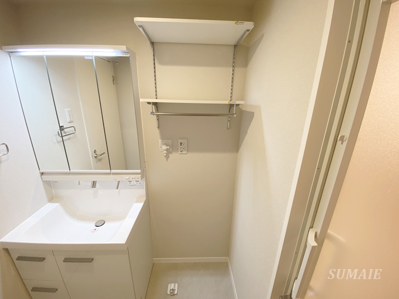 洗面設備　洗濯機置き場☆