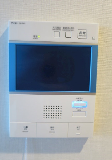 セキュリティ　モニター付きインターホン