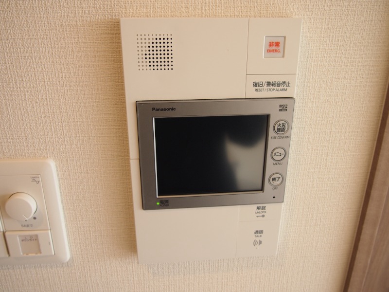 セキュリティ　顔が見えるので安心できます☆