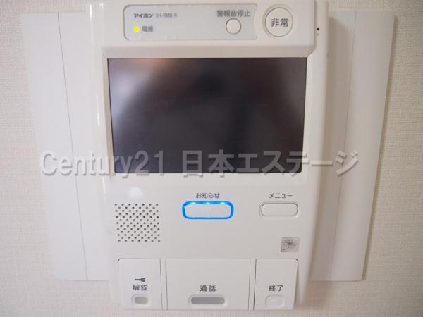 セキュリティ　安心のＴＶモニターホン完備です