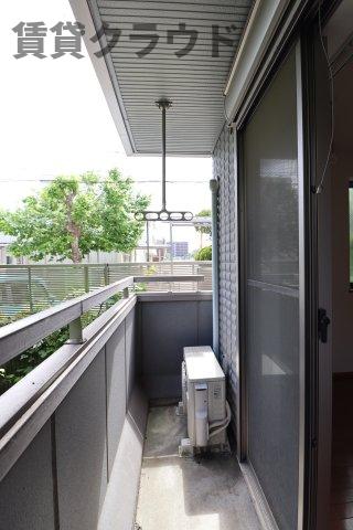 バルコニー　広々としたバルコニーです
