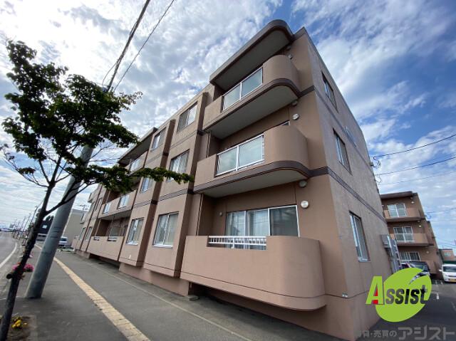 建物外観　札幌市北区篠路三条「ノーヴァ３２Ａ」