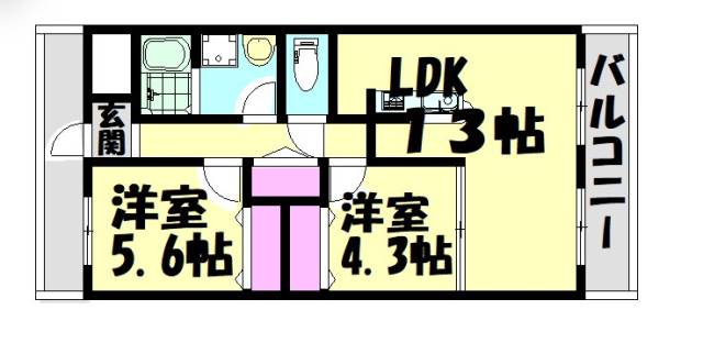 アピチェの間取り写真