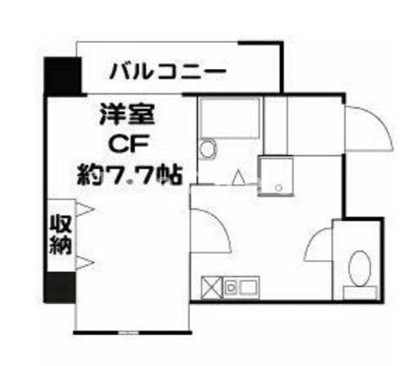 小田急線 代々木八幡駅 徒歩7分 8階建 築20年の間取り写真
