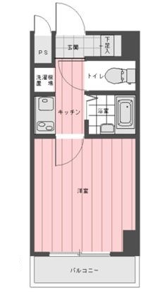 スカイコート日本橋人形町第2の間取り写真